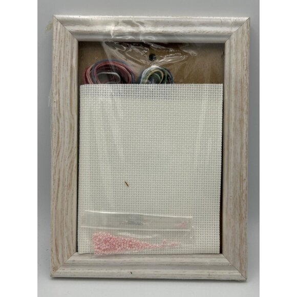 Cross My Heart Victorian Elegance Home Sweet Home Roses Cross Stitch Kit 5" x 7" - Picture 3 of 4